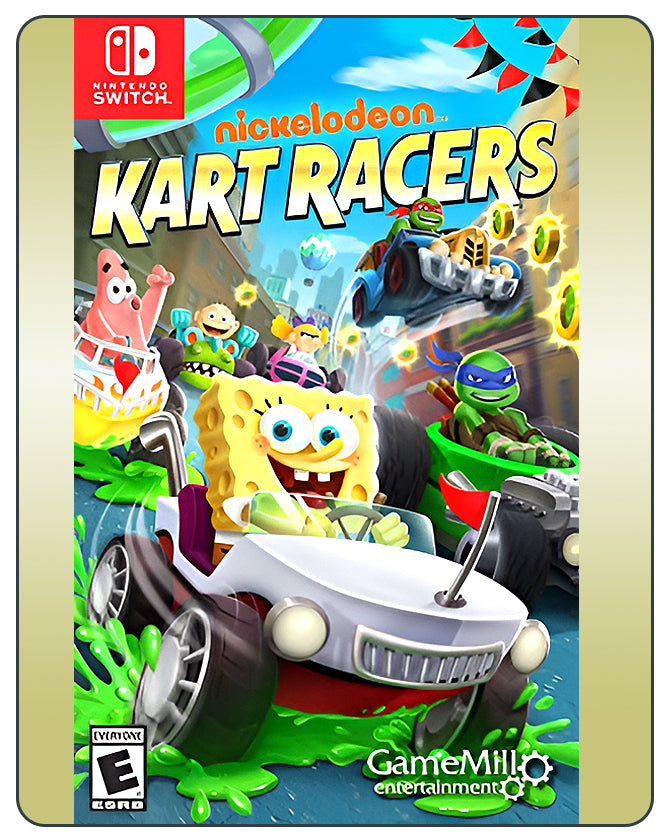 Nickelodeon Kart Racers for Nintendo Switch – fun racing game with popular cartoon characters and wild tracks.