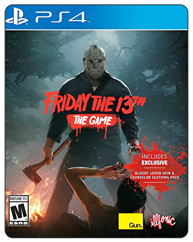 Friday the 13th: The Game for PlayStation 4 – Multiplayer horror game featuring Jason Voorhees and survival gameplay