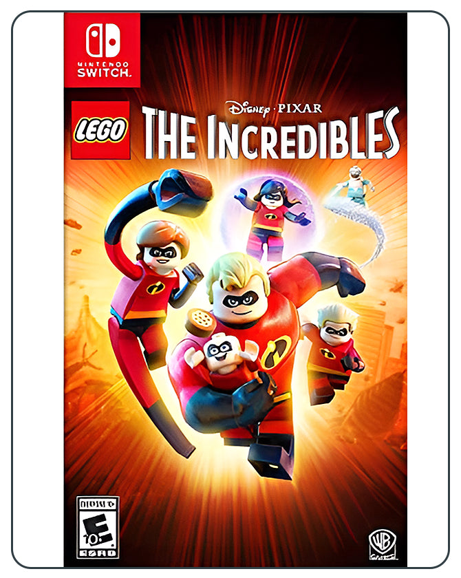 Lego The Incredibles for Nintendo Switch – action-packed family adventure with superheroes in fun LEGO gameplay.