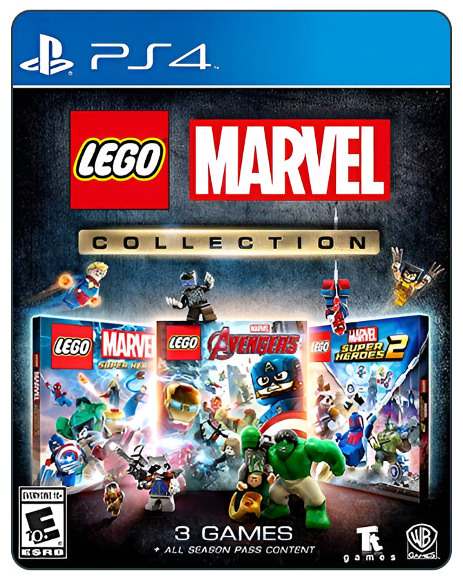 Lego Marvel Collection for PS4 – action-packed bundle featuring favorite Marvel heroes in fun LEGO adventures