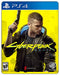 Cyberpunk 2077 PS4 cover showing V holding a pistol in a neon-lit futuristic city, highlighting RPG and open-world action.