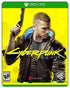 Cyberpunk 2077 Xbox One cover with V holding a pistol in a neon-lit futuristic city, highlighting action and open-world gameplay.