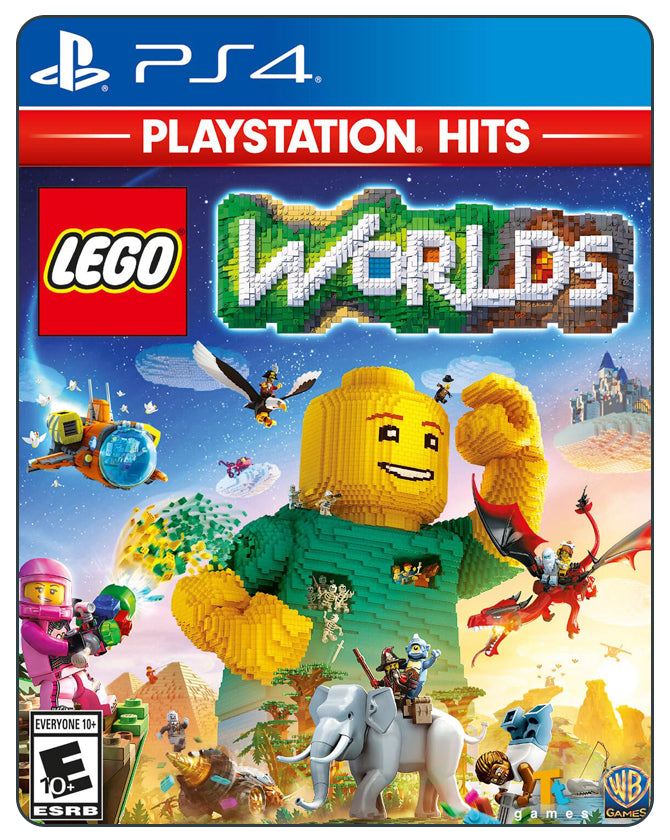LEGO Worlds PS Hits for PS4 – Open-world sandbox game where you build, explore, and create in endless LEGO environments