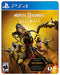 Mortal Kombat 11 Ultimate PS4 cover with Scorpion mid-action, fiery background, and iconic tournament logo.