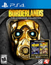 Borderlands: The Handsome Collection PS4 cover featuring cel-shaded shooter action with iconic Vault Hunter mask