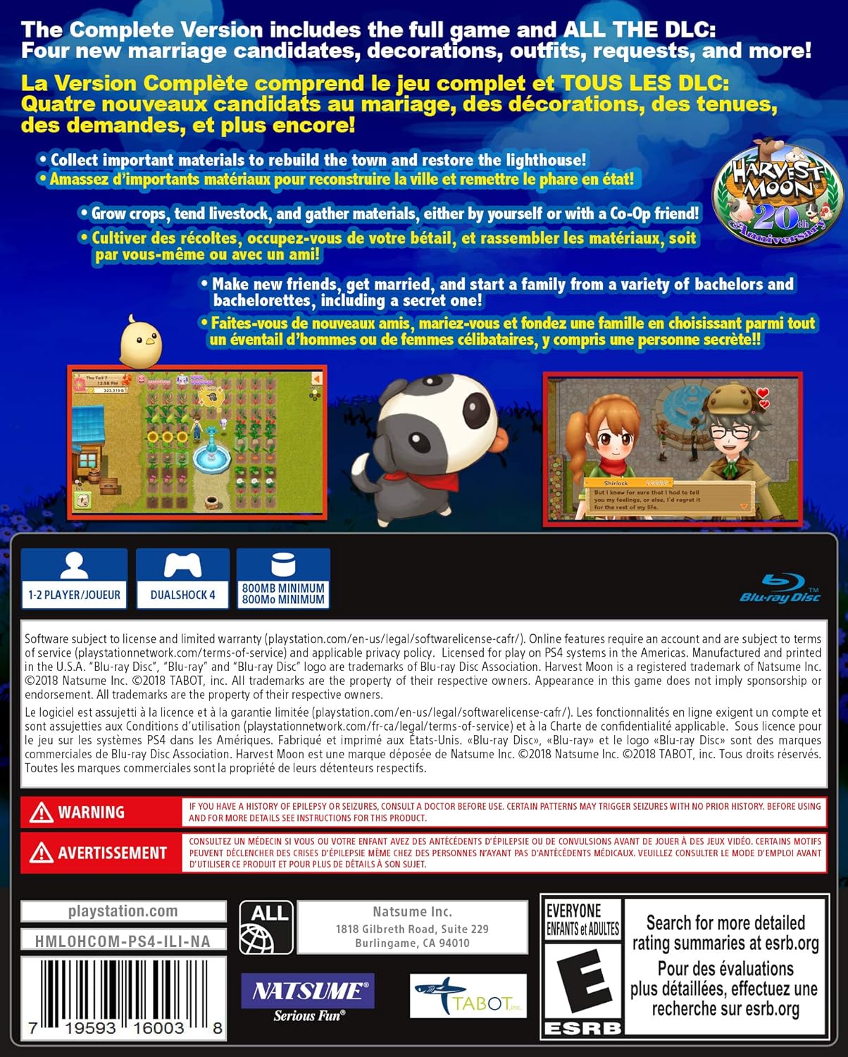 Harvest Moon: Light of Hope SE Complete - PlayStation 4