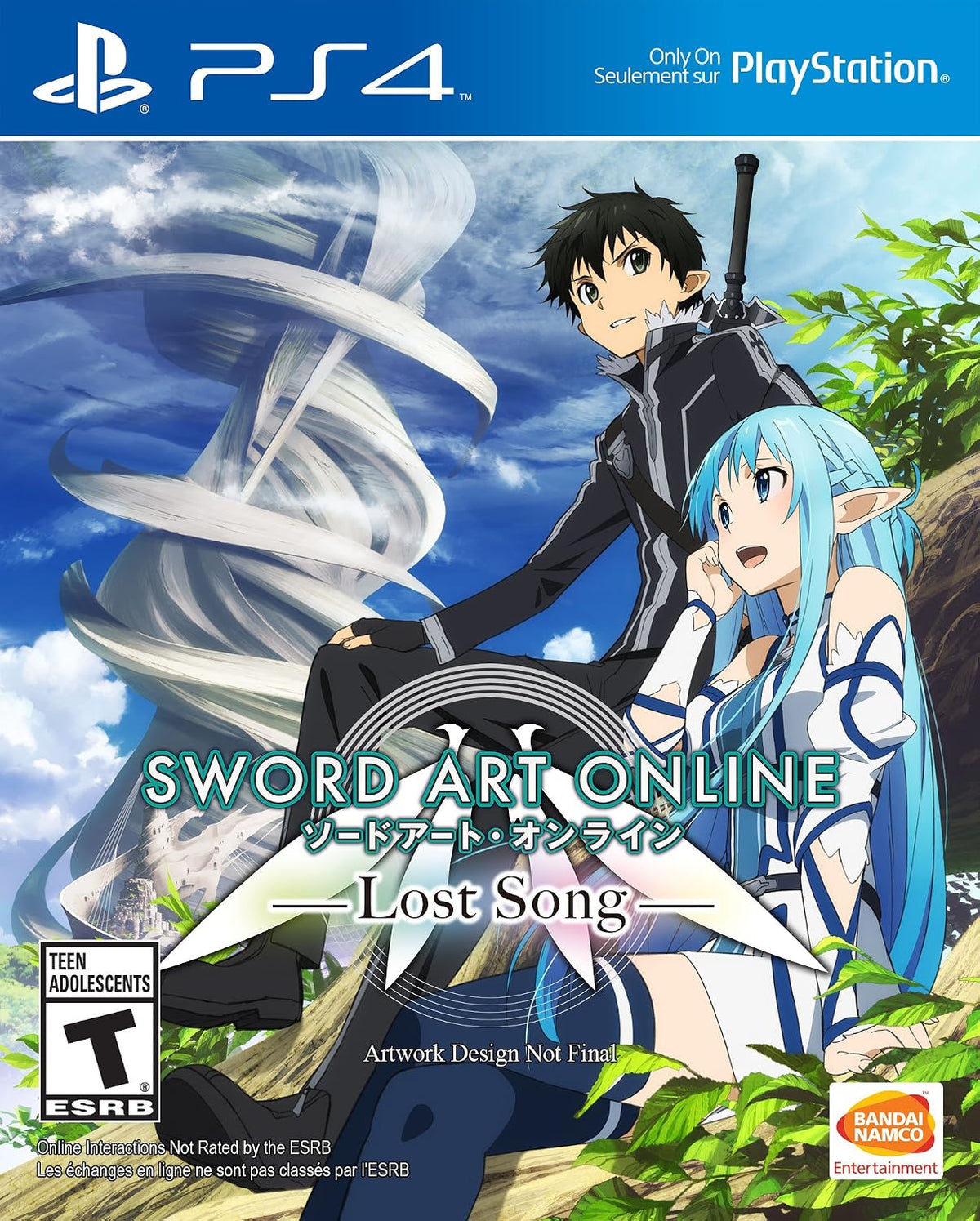 PS4 Sword Art Online: Lost Song (Sony PlayStation 4, 2015)